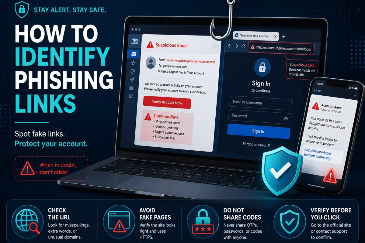How to Identify Phishing Links