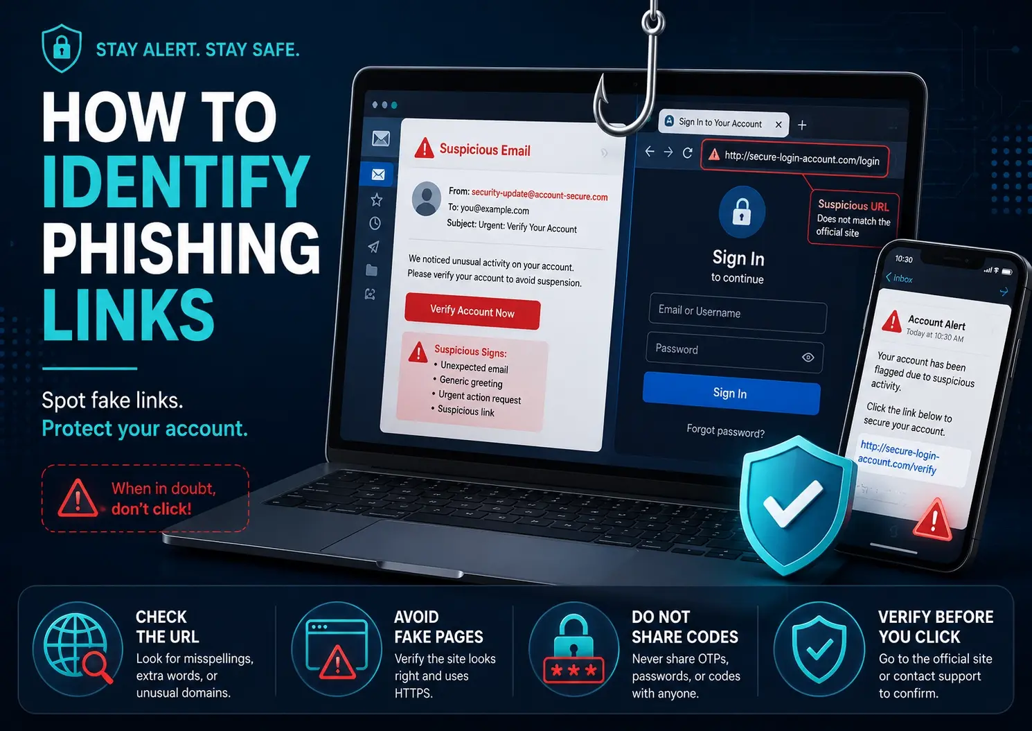 How to Identify Phishing Links