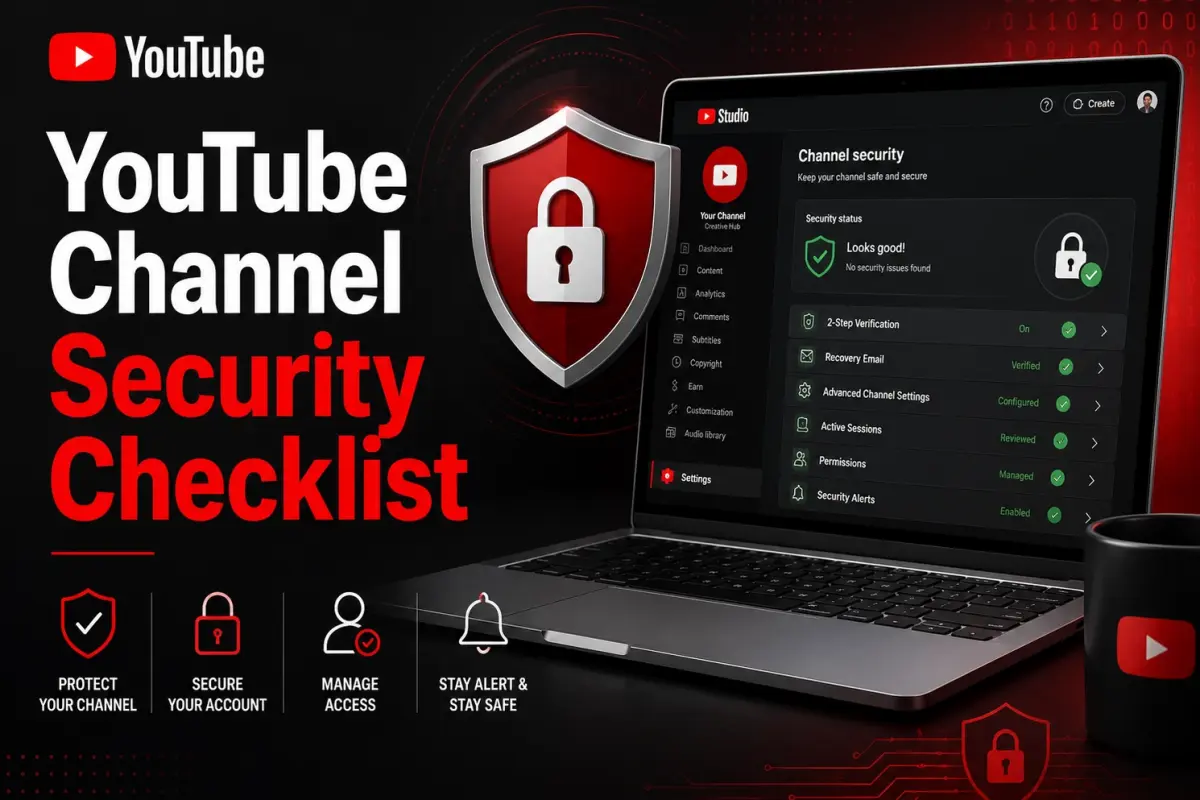 YouTube Channel Security Checklist