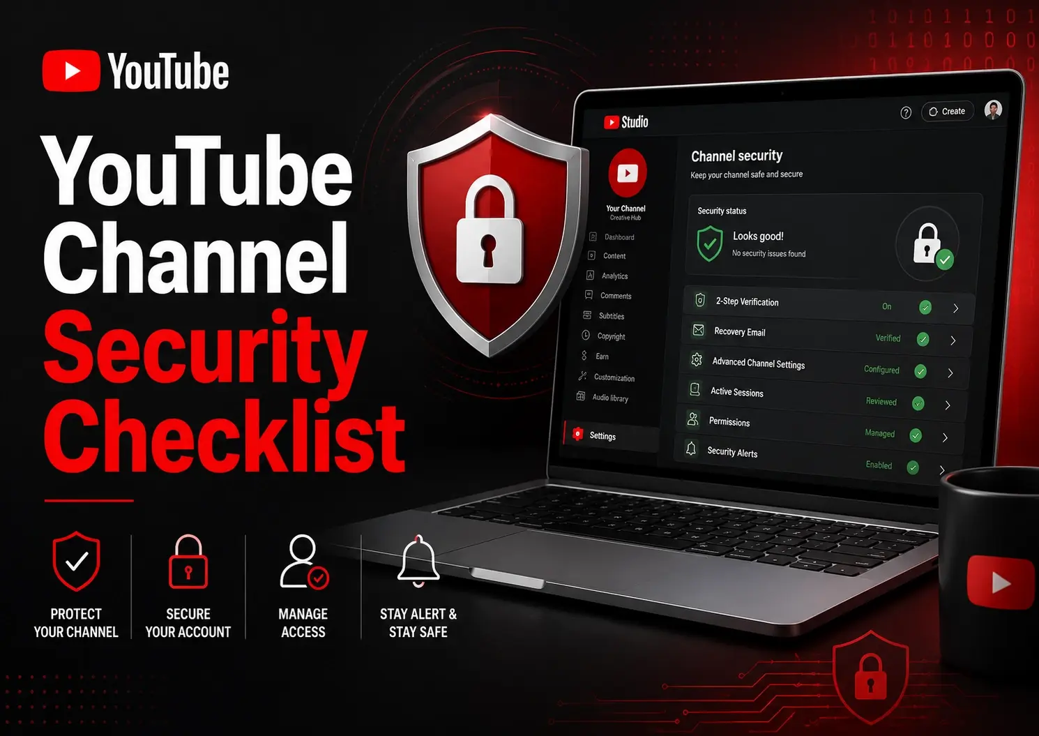YouTube Channel Security Checklist